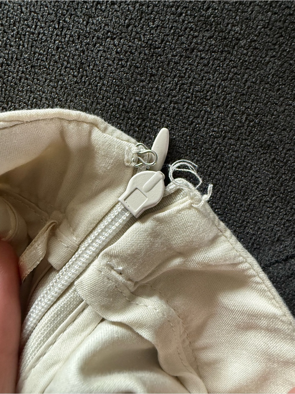 ZARA STUDIO | Ecru Viscose Ruffled Pocket Skirt with Beaded Trim - Picture 9 of 9